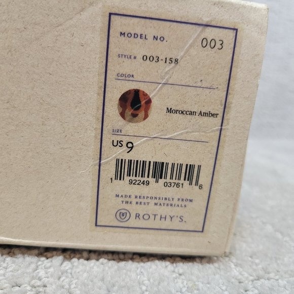 Rothy's The Loafer Moroccan Amber Slip On Shoes Womens Size 7 - Picture 9 of 11